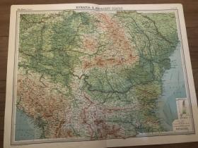 1922年罗马尼亚地图