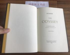 【现货在美国家中、包国际运费和中国海关关税】The Odyssey，《奥德赛》，Homer / 荷马（著），富兰克林图书馆出版的世界永恒经典100本名著系列丛书之一， 1976年限量版 A Limited Edition（请见实物拍摄照片第4、5张版权页），精装，厚册（502页），豪华全真皮封面，三面刷金，珍贵外国文学参考资料！