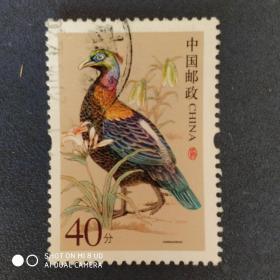 普31 中国鸟普通邮票面值40分信销