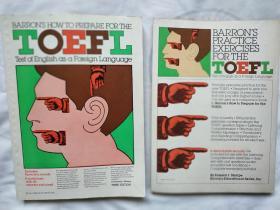 Barrons how to prepare for the TOEFL 托福“如何准备作为外国语的英语考试”英文版0-8120-2164-9 配套两册同售