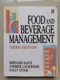 英文原版Food And Beverage Management Third Edition