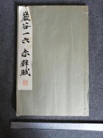 岩谷六一 和汉名家习字本大成 赤壁赋 岩谷修