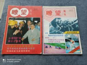 《瞭望》周刊
（1992年第36、38期总第451、453期）
   合售