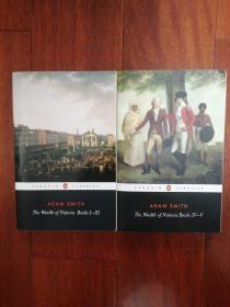 The Wealth of Nations books 1-3 4-5 两本合售 国富论 英文原版 亚当斯密 PENGUIN CLASSICS