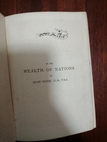 疑似百年前印刷的国富论 An Inquiry into the Nature and Causes of the Wealth of Nations