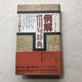 例解 惯用句辞典——言いたい内容から逆引きできる【日文原版】