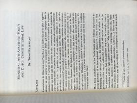 Revue européenne de droit public = European review of public law = Eur. Zeitschrift des öffentl. Rechts = Rivista europea di diritto pubblico  Vol. 1, no 1 (été/summer 1989)-【原版】