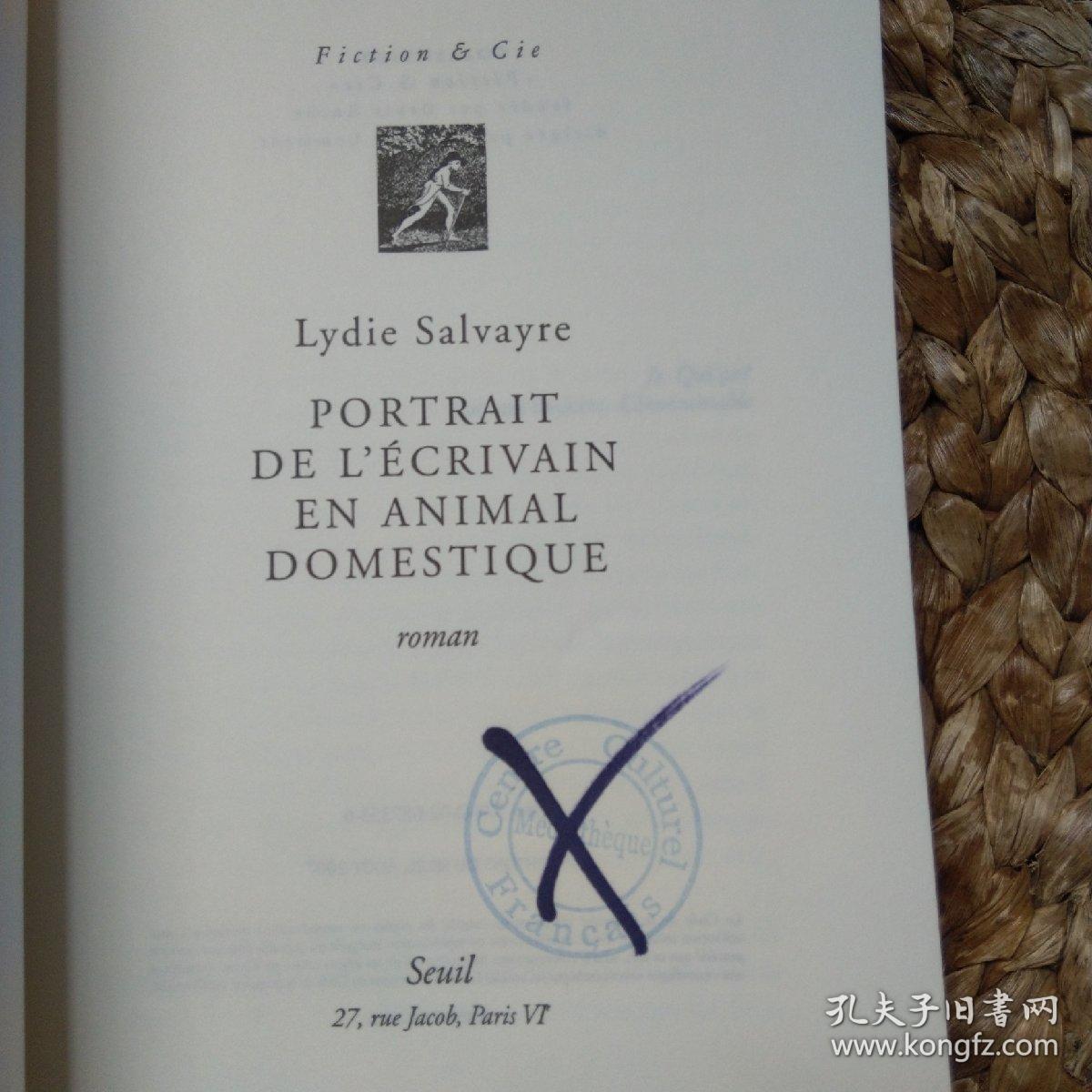 Portrait de l'écrivain en animal domestique