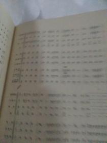 少数民族器乐曲选

（合奏曲）《1978年》，
涵盖了中国大部分乐器，简谱本
