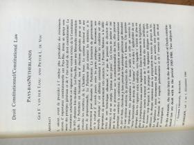 Revue européenne de droit public = European review of public law = Eur. Zeitschrift des öffentl. Rechts = Rivista europea di diritto pubblico  Vol. 1, no 1 (été/summer 1989)-【原版】