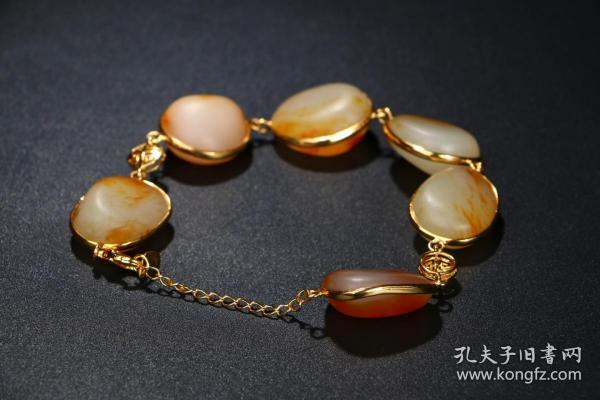 旧藏 和田玉原石手串
