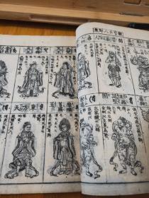 增补诸宗 佛像图彚  全一册 古本  指月轩  1688年元禄 东山天皇 有虫蛀