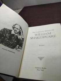 英文原版 :WILLIAM SHAKESPEARE THE COMPLETE WORKS（威廉莎士比亚全集 精装三面烫金）