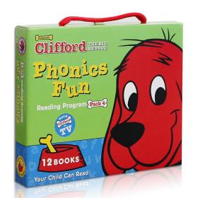 Clifford's Phonics Fun Box Set #4 (w/CD) 大红狗自然拼读法系列套装4(含CD) ISBN9780545649001
