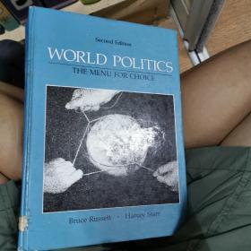 World politics the menu for choice 世界政治，供选择的菜单