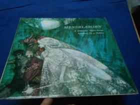 （黑胶唱片）MENDELSSOHN A Midsummer Nights Dream symphony NO.4（ltalian）（外文版。不认识外文，唱片内容等等以实物图片为准，请书友自鉴）（请注意：邮寄方式只能发快递。其他的邮寄方式不发！！！）