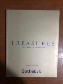 伦敦苏富比2010春季拍卖会珍藏:贵族的传家宝图录,Treasures:aristocratic heirlooms