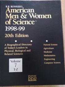 American Men & Women of Science 1998-99 .20th Edition