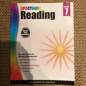 Spectrum - Reading, Grade 7