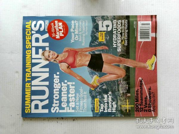 Runner's World 2016/07 跑步者世界体育运动健身原版时尚外文杂志