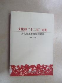 文化部“十二五”时期文化改革发展规划解读