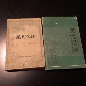 现代汉语 张斌 1988 现在汉语修订本 1991 丁恒顺 河南大学出版社 两册 合售