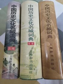 中国历史文化名城词典（一二三编合售）