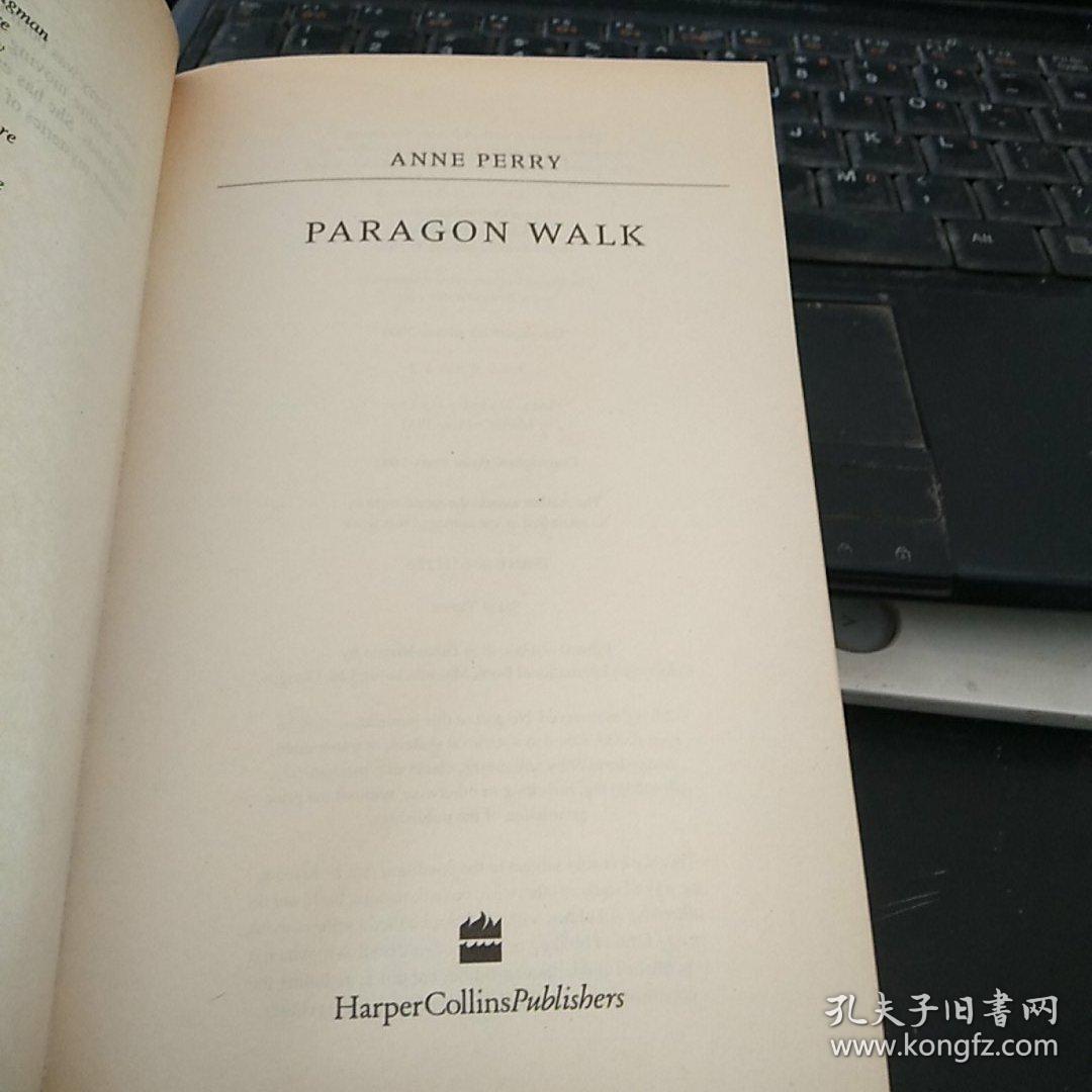 英文原版 Anne perry --paragon walk