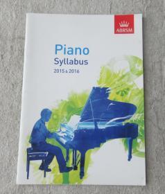 ABRSM -Piano Syllabus   2015 & 2016