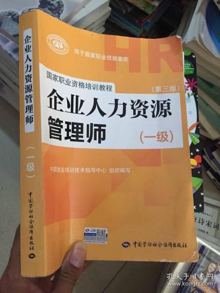 国家职业资格培训教程：企业人力资源管理师（一级 第三版）