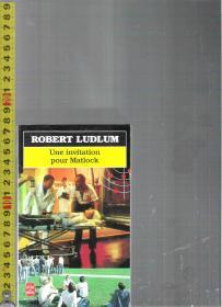 原版法语小说 Une invitation pour Matlock / Robert Ludlum【店里有许多法文原版小说欢迎选购】