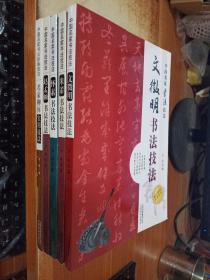 中国名家书法技法:文徽明、米芾、怀素、赵孟頫书法技法，名家柳体实用技法（5册合售）