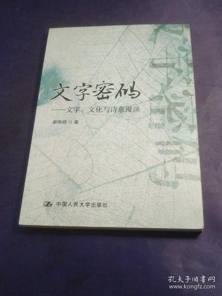 文字密码 : 文字、文化与诗意漫谈(插图版)