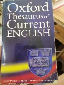 Oxford thesaurus of current English