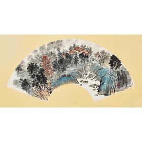 【带合影】中国美协会员 徐老师《山水清音》SS2706