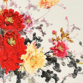 中国书画家协会会员 马老师《富贵花开》HN8035。