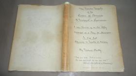 1923年THOMAS HARDY _ Famous Tragedy of the Queen of Cornwall 哈代著名悲剧《康沃尔皇后伊索尔德》初版本 插图本 书衣全 增补彩图