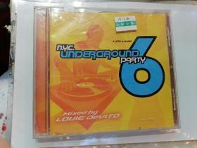 A1216 n.y.c.  underground  party  mixed  by Louie  Devi to 拆封2 CD