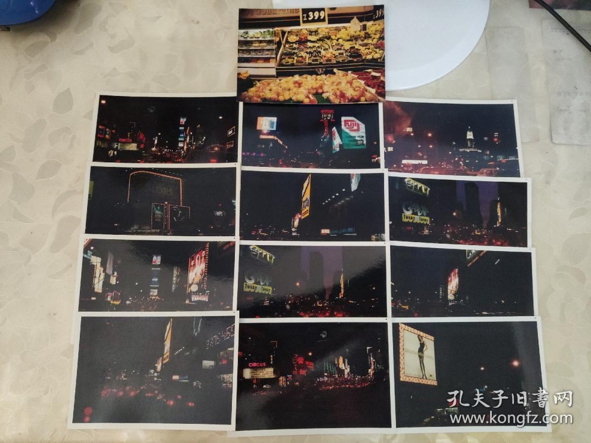 彩色照片： 外国城市夜景的彩色照片       共13张照片售     彩色照片箱3   00194
