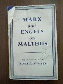 MARX and ENGELS on MALTHUS     马克思恩格斯论马尔萨斯      精装