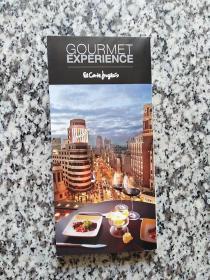 外文原版单张地图  gourmet experience