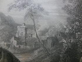 【百元包邮】《田园盛会》(A FETE CHAMPETRE)1856年 钢版画 源自《艺术日志》 纸张尺寸约32×22厘米(编号AJ0150)