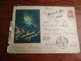 1958年国外老邮封（见图）
