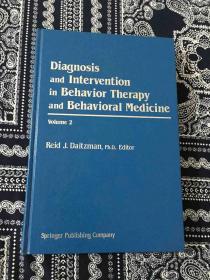 Diagnosis and Intervention in Behavior Therapy and Behavioral Medicine volume 2