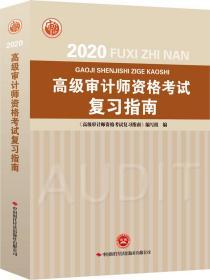 2020高级审计师资格考试复习指南