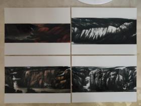 彩色照片：杜大江关于三峡的画作的彩色照片        共4张照片售     彩色照片箱3   00195
