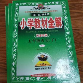 小学教材全解 五年级语文下册 天津专用