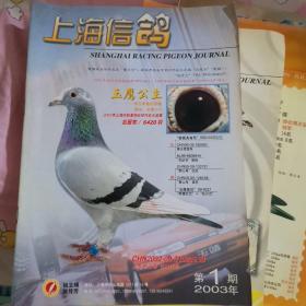 2003年上海信鸽杂志四期合售包挂刷