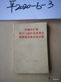 中国共产党第十三届中央委员会第四次全体会议公报