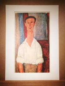 莫迪里阿尼(Modigliani) /《加斯顿·莫多特肖像》/1963年精印版 /限量编号:460/1000